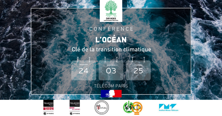 L'océan, clé de la transition climatique 24 mars 205 (Dryades/EcoTechTalks)